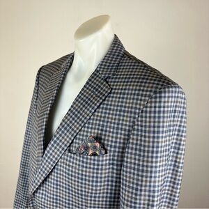 Pal Zileri Handcrafted Checkered Sport Jacket